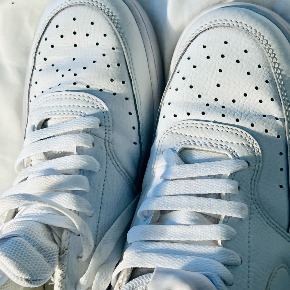 Nike White Mesh Sneakers